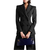Slim Chic Double Breasted Women’s Suit Set