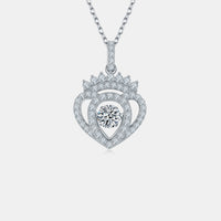 Moissanite 925 Sterling Silver Necklace Necklace Luxurious Weddings