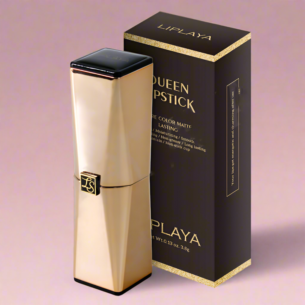 Luxuriöser, wasserfester, matter und lang anhaltender Lippenstift