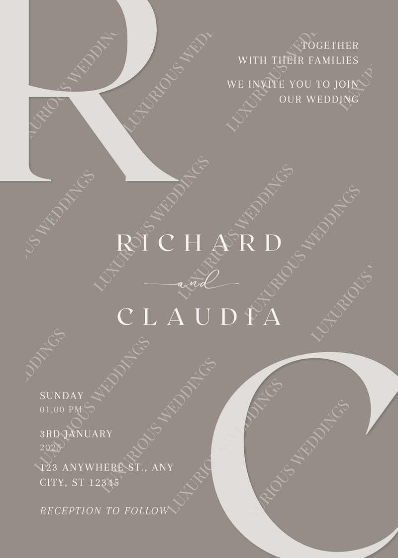 Custom Wedding Invitations #16