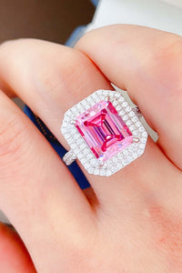 2 Carat Moissanite 925 Sterling Silver Ring Jewelry Luxurious Weddings