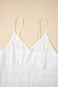 V-Neck High Waist Cami Dress maxi dress Luxurious Weddings