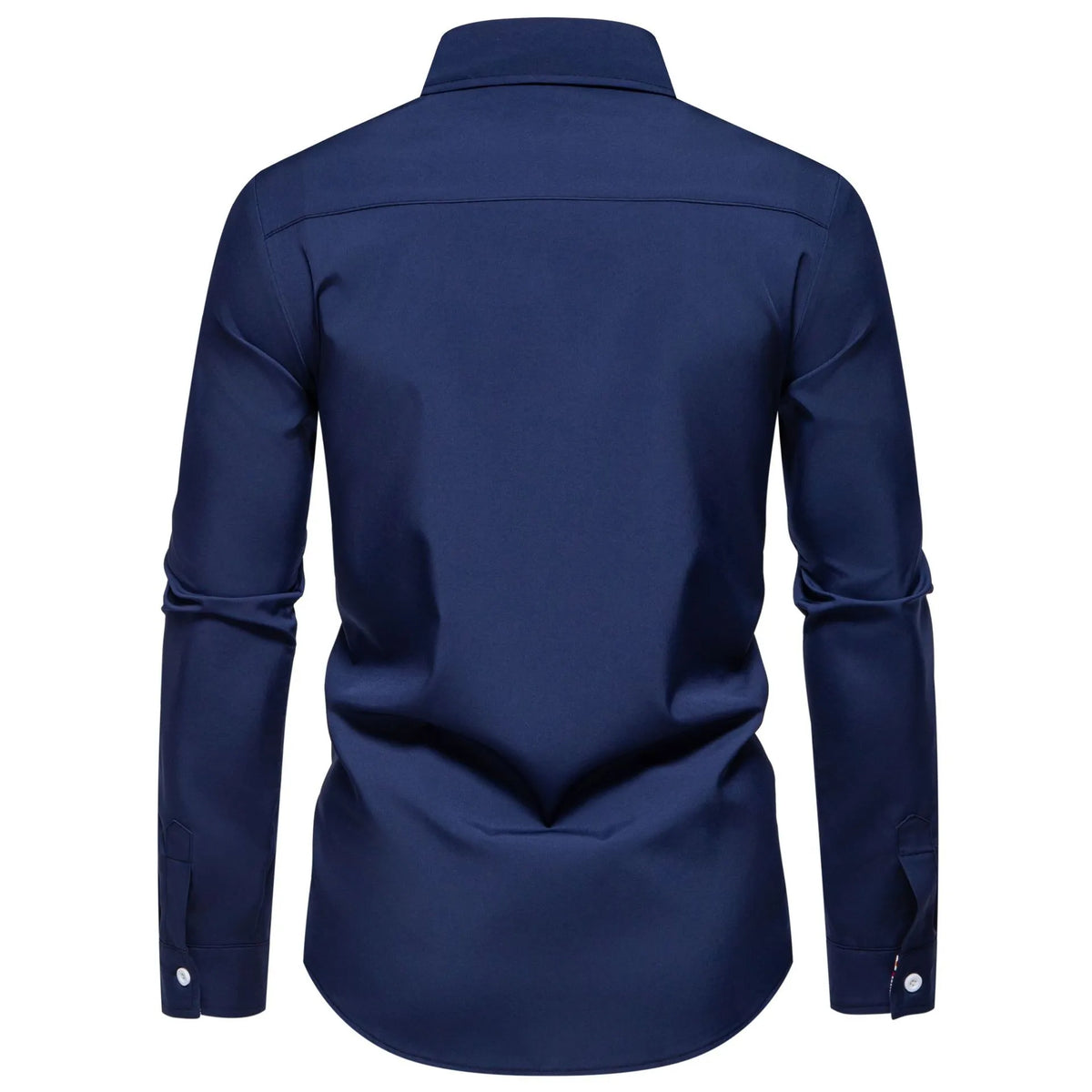 Men's Casual Button-Down Shirt with Cuff Detail mens shirt Luxurious Weddings