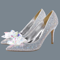 Cinderella Crystal Shoes Heels