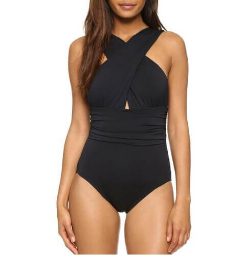 Black Red Sexy Cross Halter Women Swimwear Swimwear Luxurious Weddings