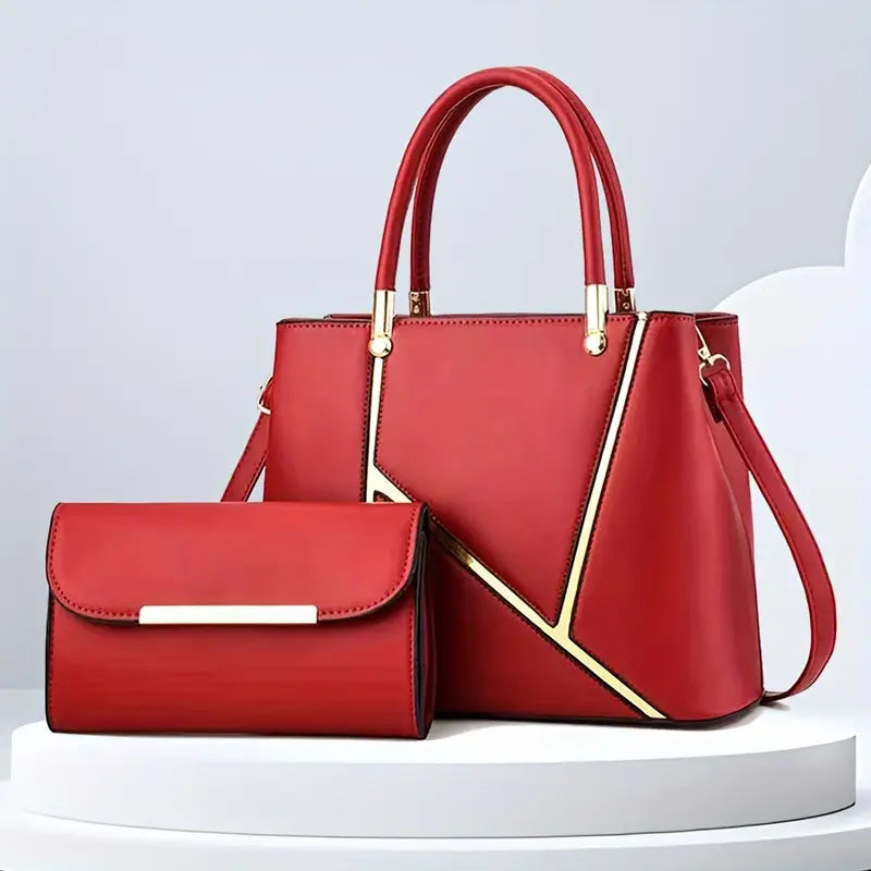 2PCS Women's Handbag & Clutch Set Handbags Luxurious Weddings