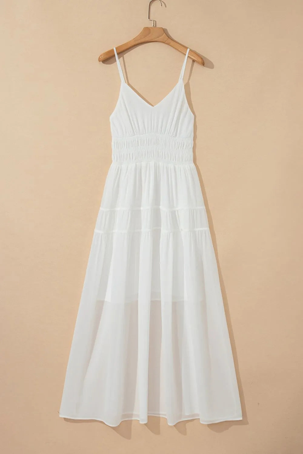 V-Neck High Waist Cami Dress maxi dress Luxurious Weddings