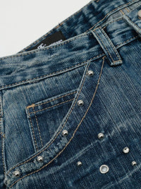 Men's Wide-Leg Vintage Wash Jeans Jeans Luxurious Weddings