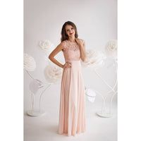 Long Dress with Lace Bustier Bridesmaid Dresses Luxurious Weddings