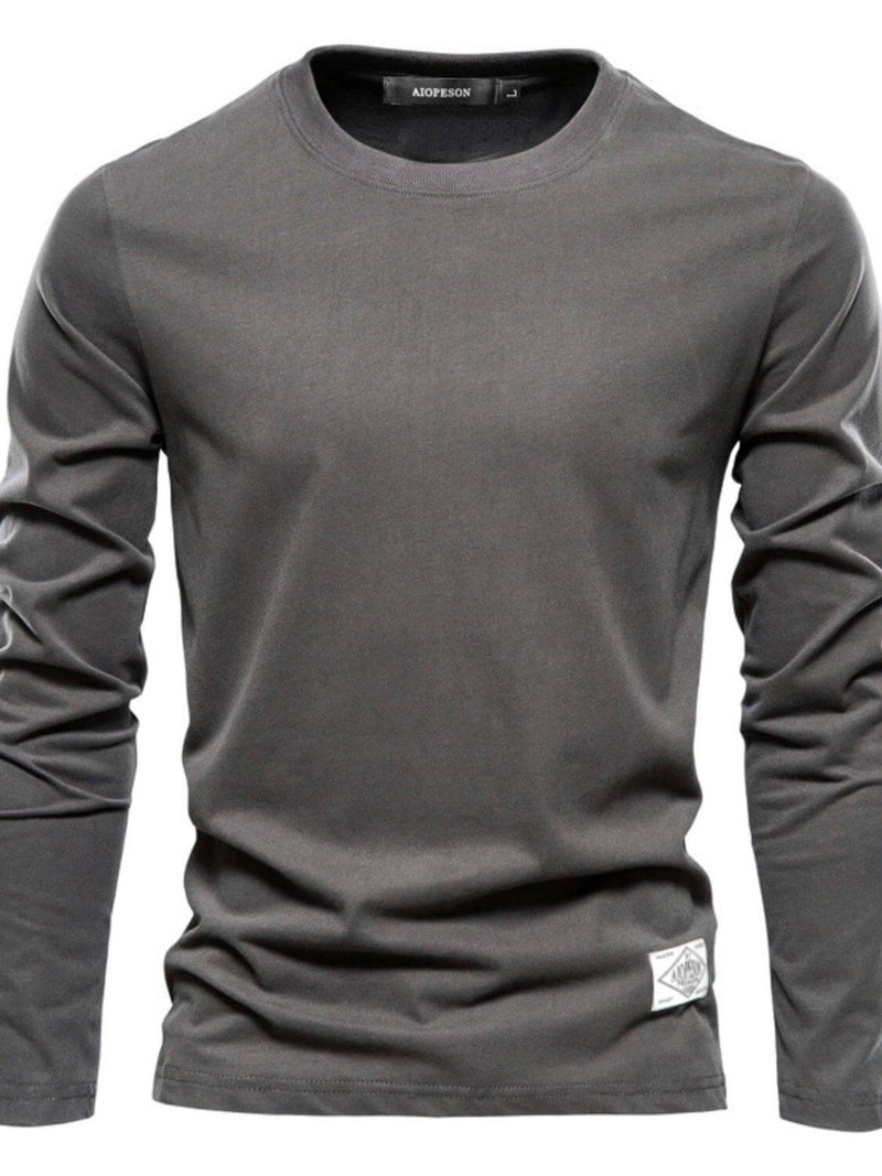 Men's Round Neck Long Sleeve T-Shirt Men's Tshirts Luxurious Weddings
