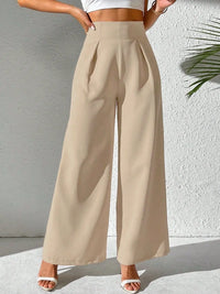 Wide Leg High Waist Pants Pants Luxurious Weddings