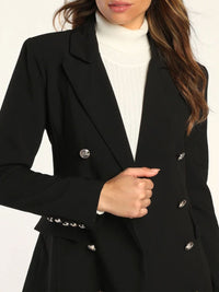 Lapel Collar Long Sleeve Blazer blazer Luxurious Weddings