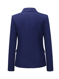 Lapel Collar Long Sleeve Blazer blazer Luxurious Weddings