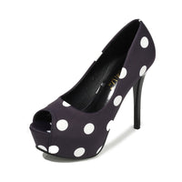 Polka Dot high heels High Heels Luxurious Weddings