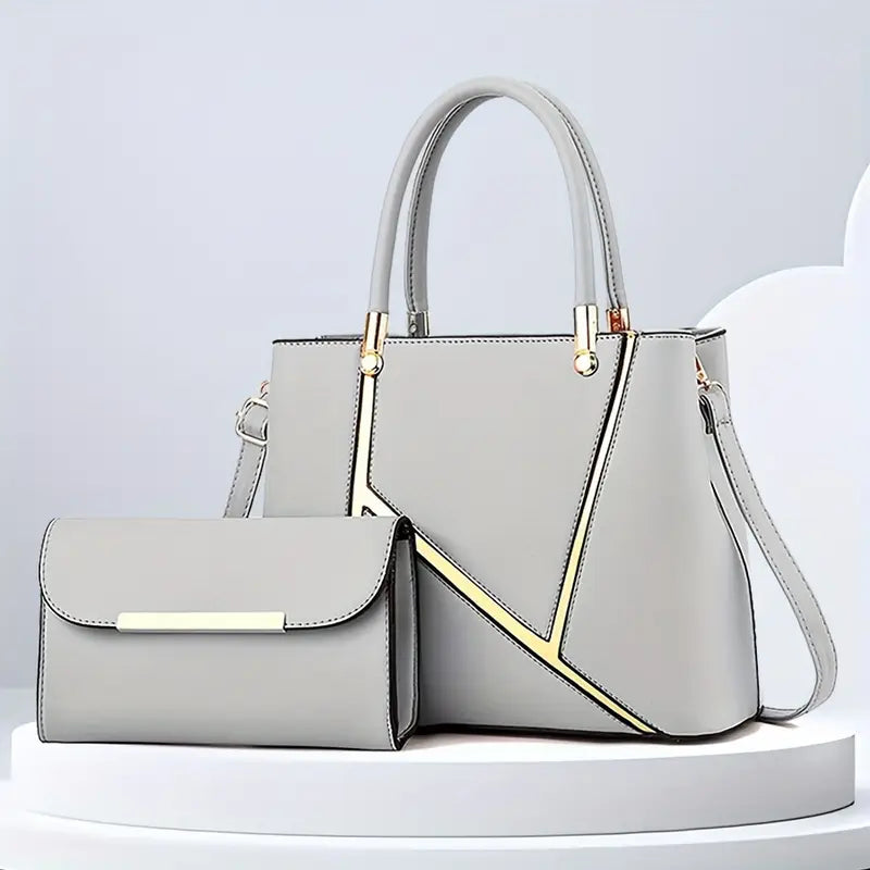 2PCS Women's Handbag & Clutch Set Handbags Luxurious Weddings