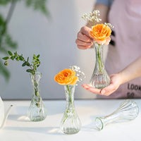 Set of 24 Vintage Mini Glass Bud Vases vases Luxurious Weddings