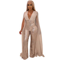 Sequin Evening Jumpsuit Luxurious Weddings