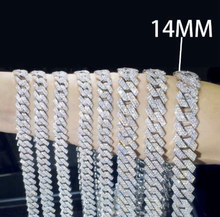 8mm, 10mm, 12mm, 14mm, Cuban Chain Necklace Necklace Luxurious Weddings