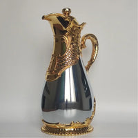 European Light Glass Gall Thermos Iron Shell Jug Luxurious Weddings