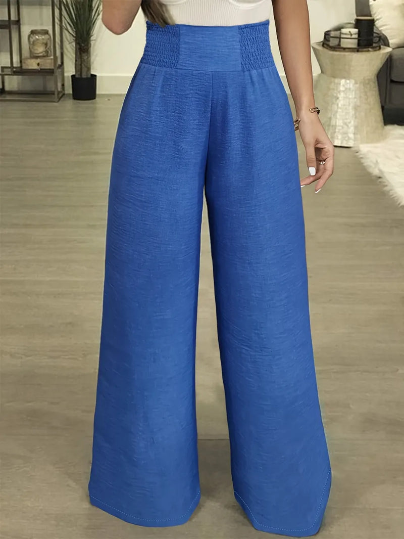 Plus Size High Waist Wide Leg Pants Plus size pants Luxurious Weddings