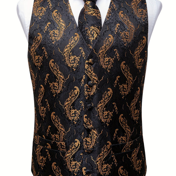 Paisley Waistcoat - Perfect for Weddings & Special Occasions! Luxurious Weddings