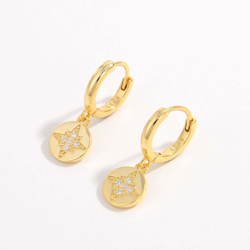 925 Sterling Silver Inlaid Zircon Earrings Earrings Luxurious Weddings