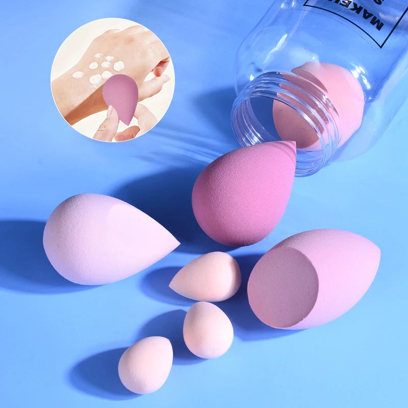 7Pcs/Set Makeup Sponge Set Face Beauty Cosmetic Powder Puff Makeup Sponges