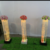 LED Color Changing Fountain Centerpieces Luxurious Weddings