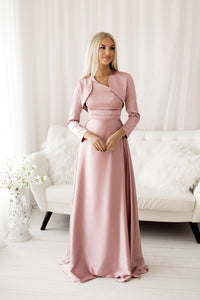 Maria Satin Bolero Mother of the Bride Dresses Luxurious Weddings