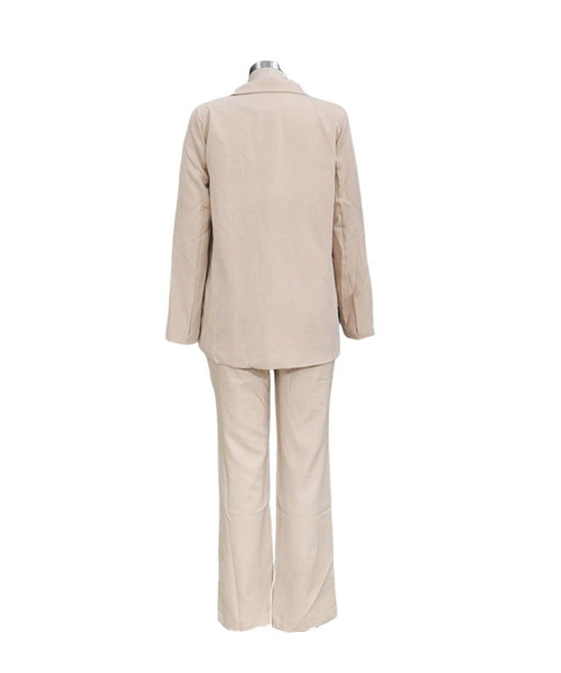 Chic Solid Color Two-Piece Suit with Trousers woman's suit Luxurious Weddings