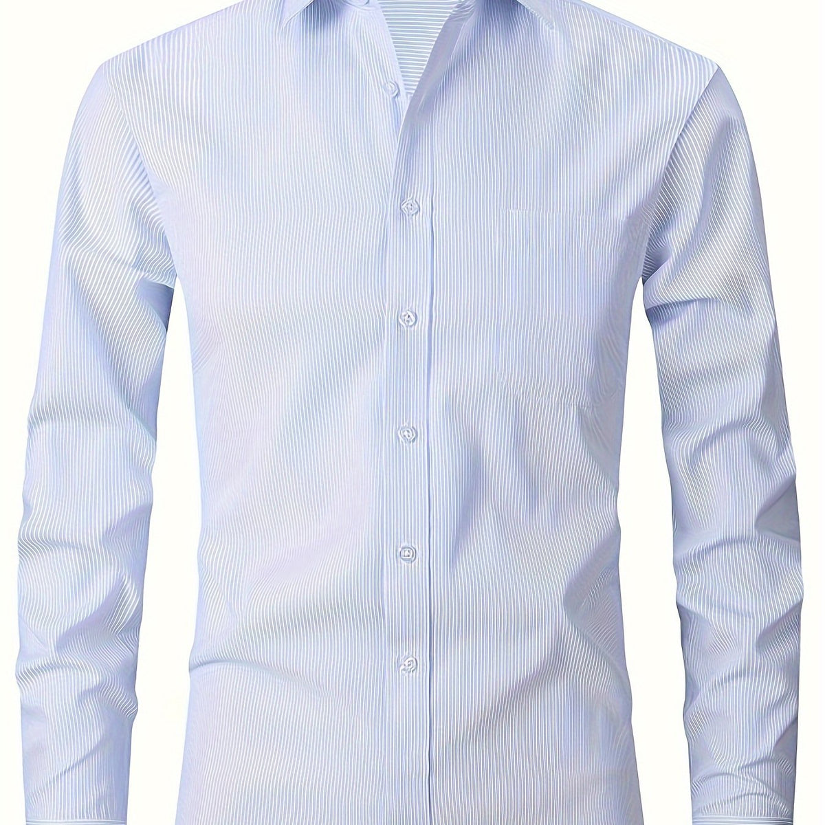 Men's Formal Business Shirts with Long Sleeves - Spring/Fall Collection Luxurious Weddings