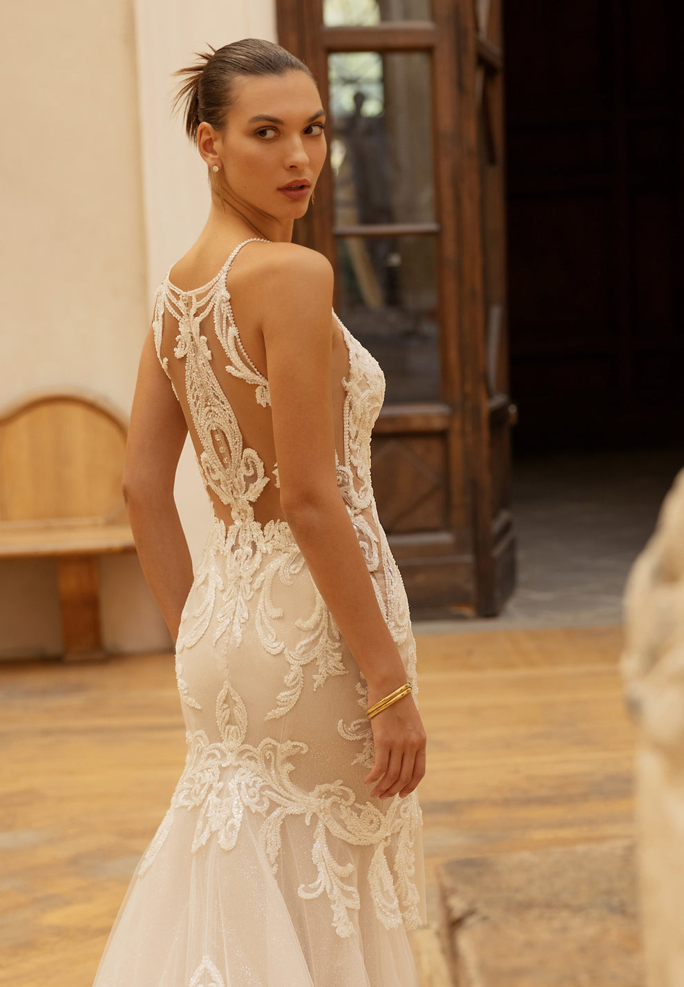 Dutch Design Mermaid Sequins wedding dress Luxurious Weddings