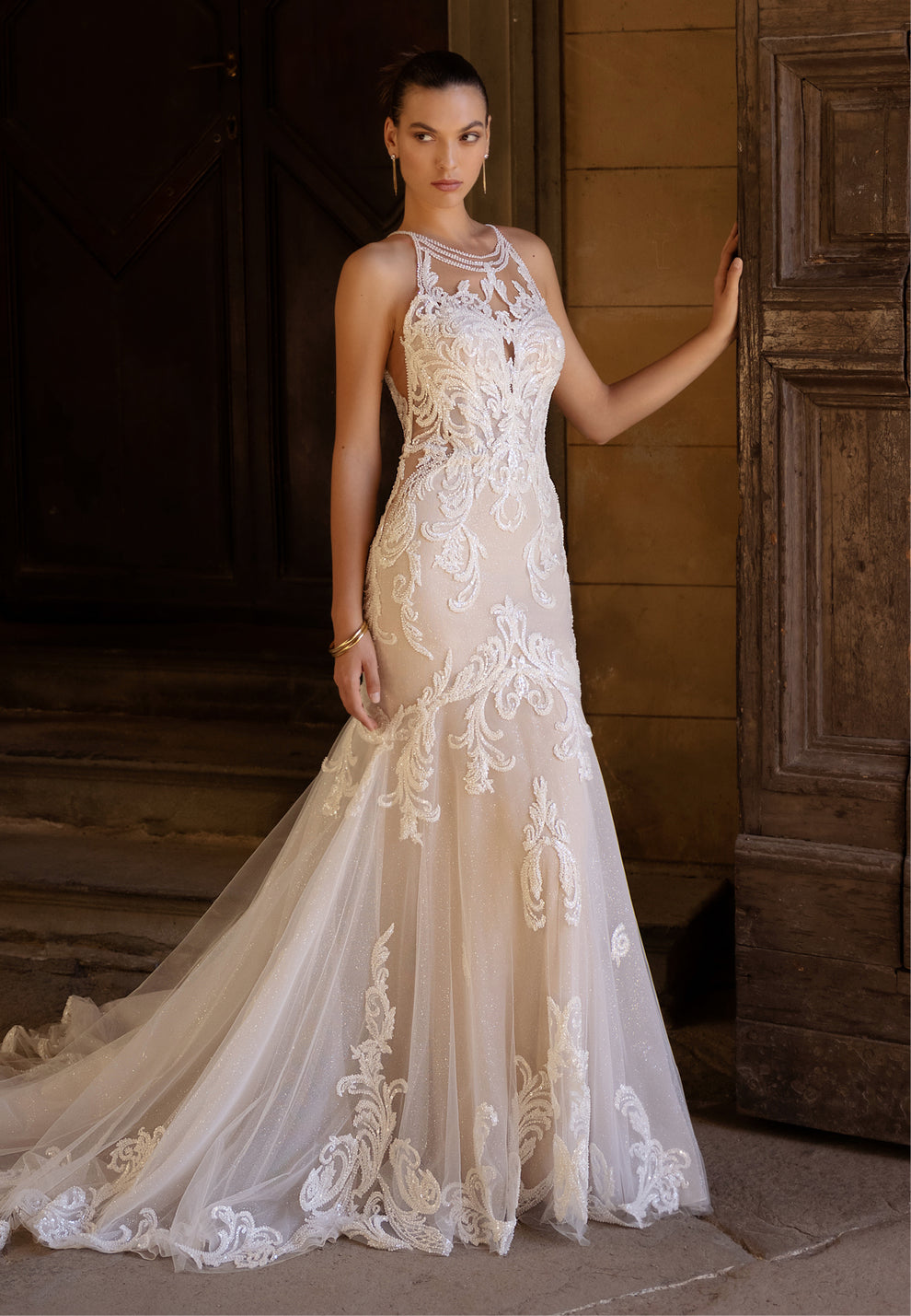 Dutch Design Mermaid Sequins wedding dress Luxurious Weddings