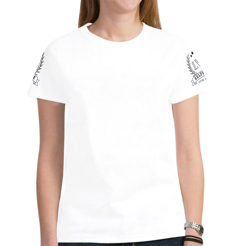 Women's All Over Print Mesh Cloth T-shirt (Model T45) Activewear Luxurious Weddings