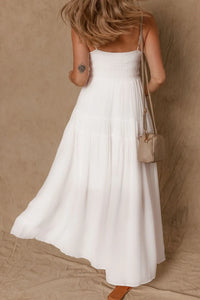 V-Neck High Waist Cami Dress maxi dress Luxurious Weddings