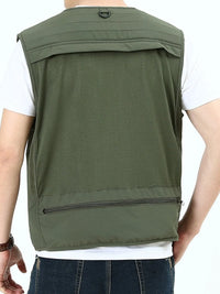 Men's Plus Size Zip Up Vest Luxurious Weddings