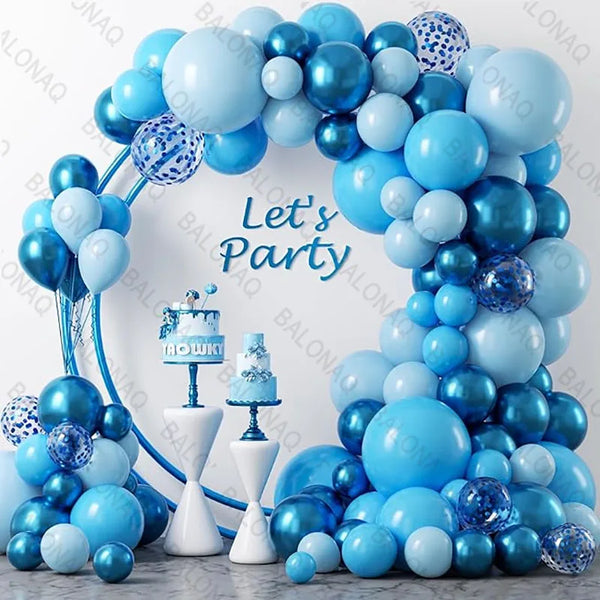 82Pcs White Gold Balloon Set Garland Arch Luxurious Weddings