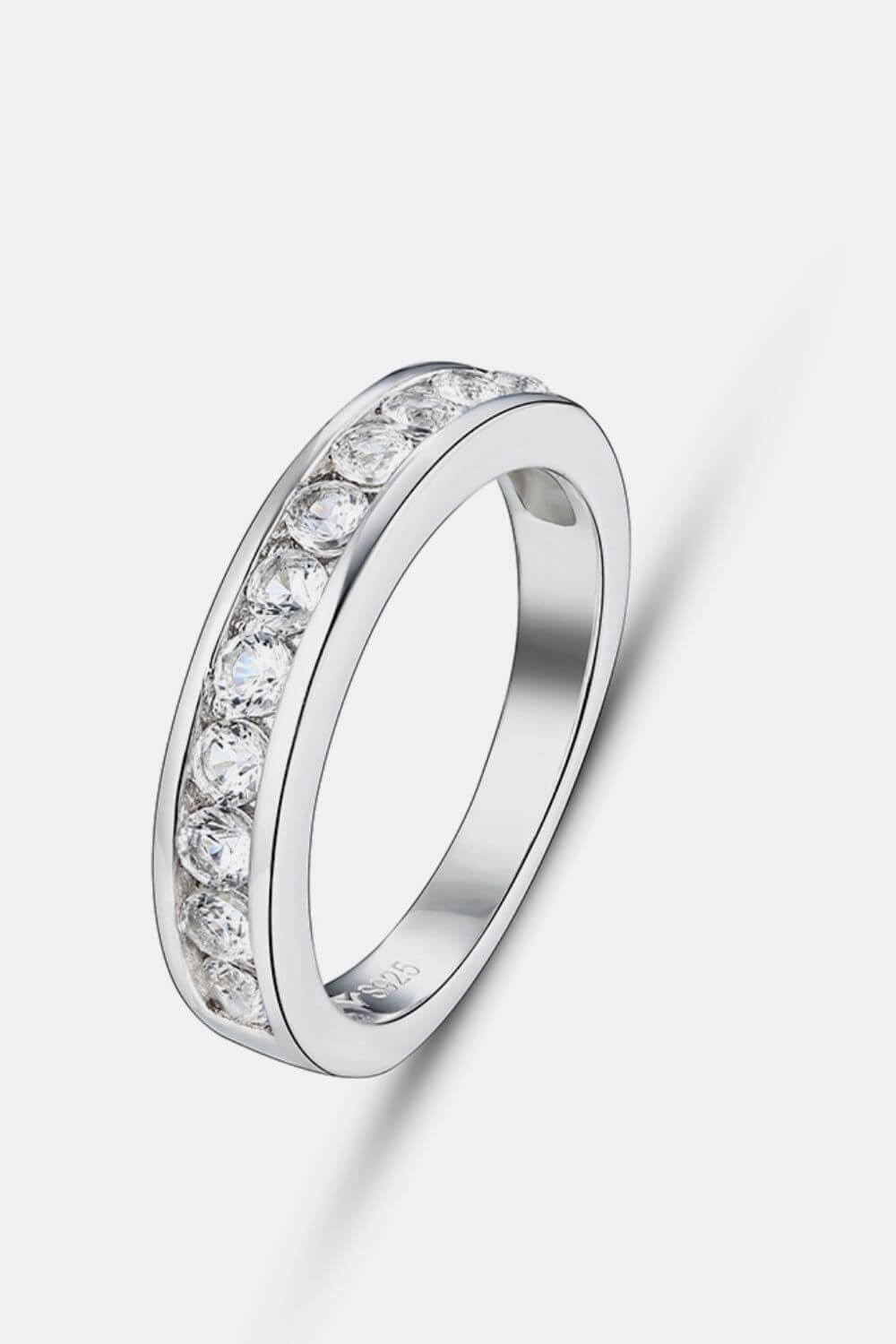 Moissanite 925 Sterling Silver Ring Rings Luxurious Weddings