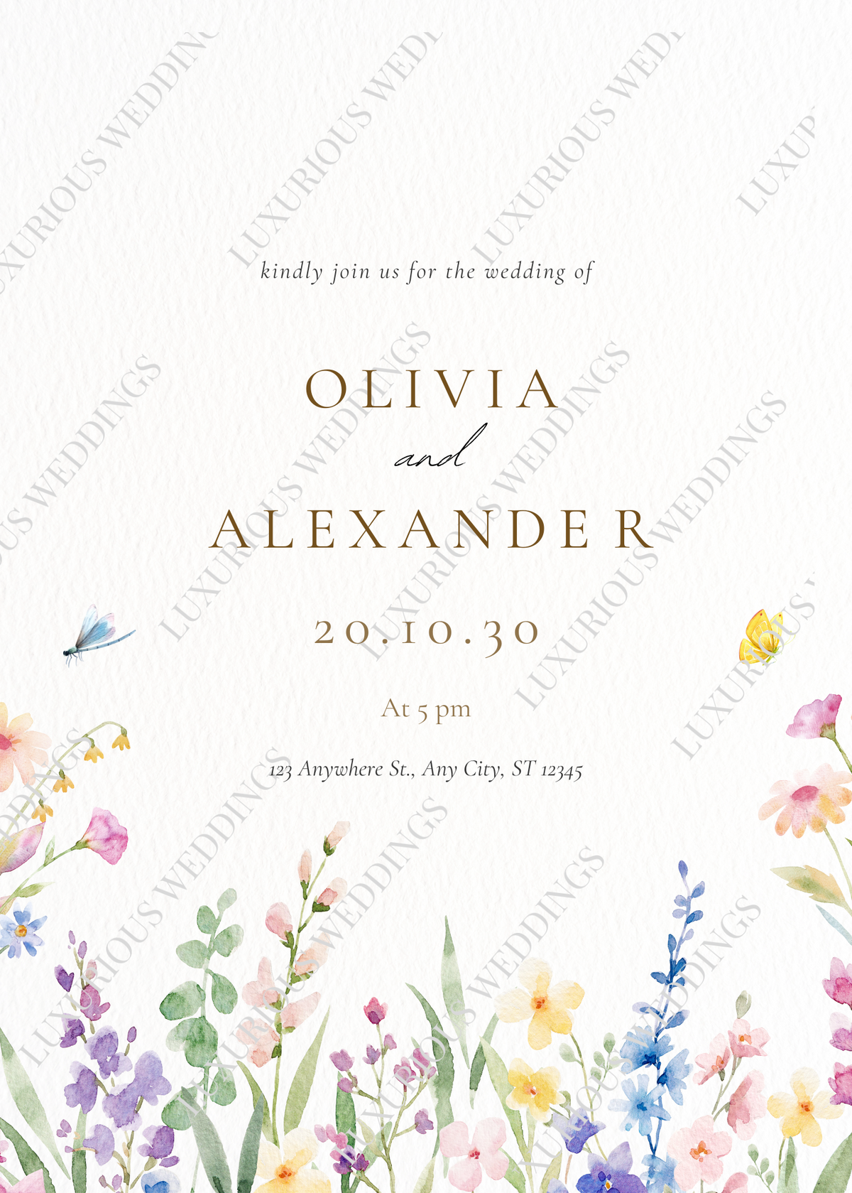 Custom Wedding Invitations #4