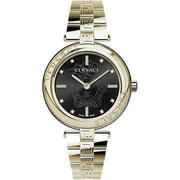 Yellow gold Versace chronograph watch