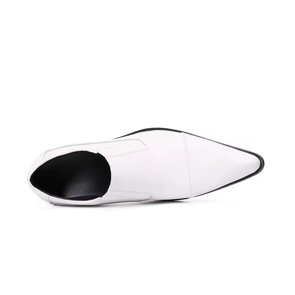 Men’s White Loafers |Simple