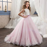 Children's Wedding Dress Dress Lace Puff Princess Dress Luxurious Weddings