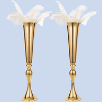 Elegant Metal Tabletop Flower Stand - Versatile Floral Vases