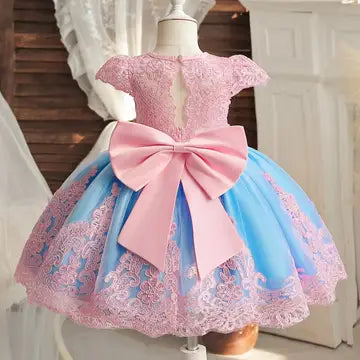 Vintage Birthday Princess Dress girls dresses Luxurious Weddings