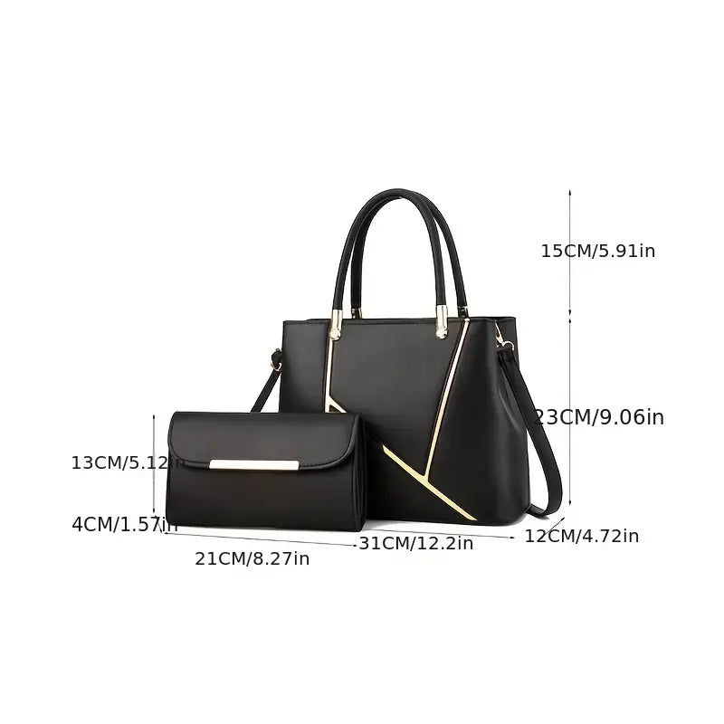 2PCS Women's Handbag & Clutch Set Handbags Luxurious Weddings