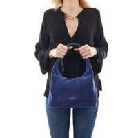 Bluette Suede Bag Handbags Luxurious Weddings