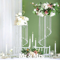 Elegant Clear Acrylic Floral Centerpiece Stand Home Decor Luxurious Weddings