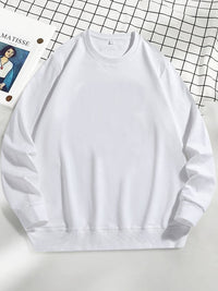 Men's Plus Size Round Neck Sweatshir Men's Sweatshirts Luxurious Weddings