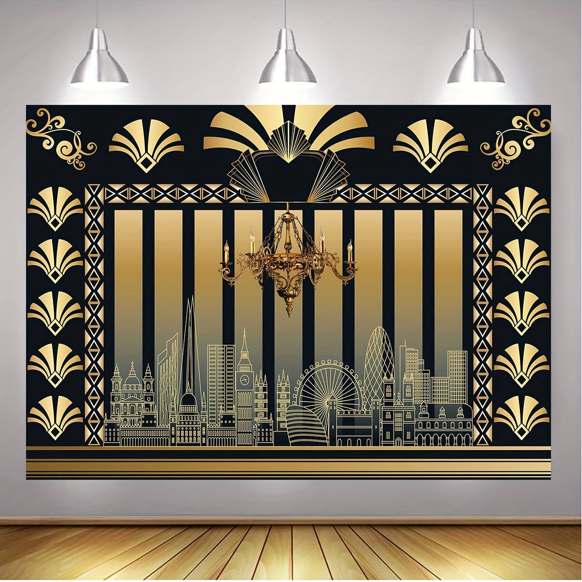 1920s Party Great Gatsby Themed Backdrop - Perfect for Adult Birthdays and Retro Decorations! Luxurious Weddings