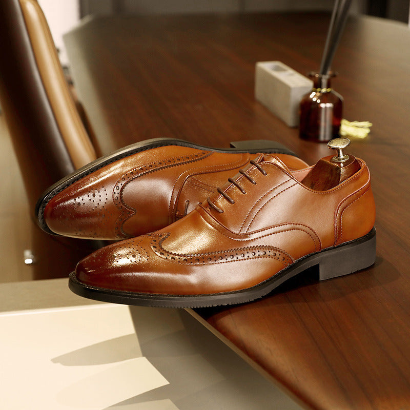 Men's Leather Oxford Shoes